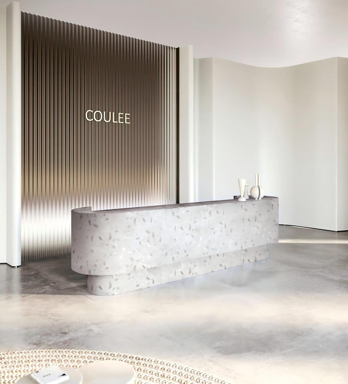 Medical Reception Desks-Kangyi artificial marble