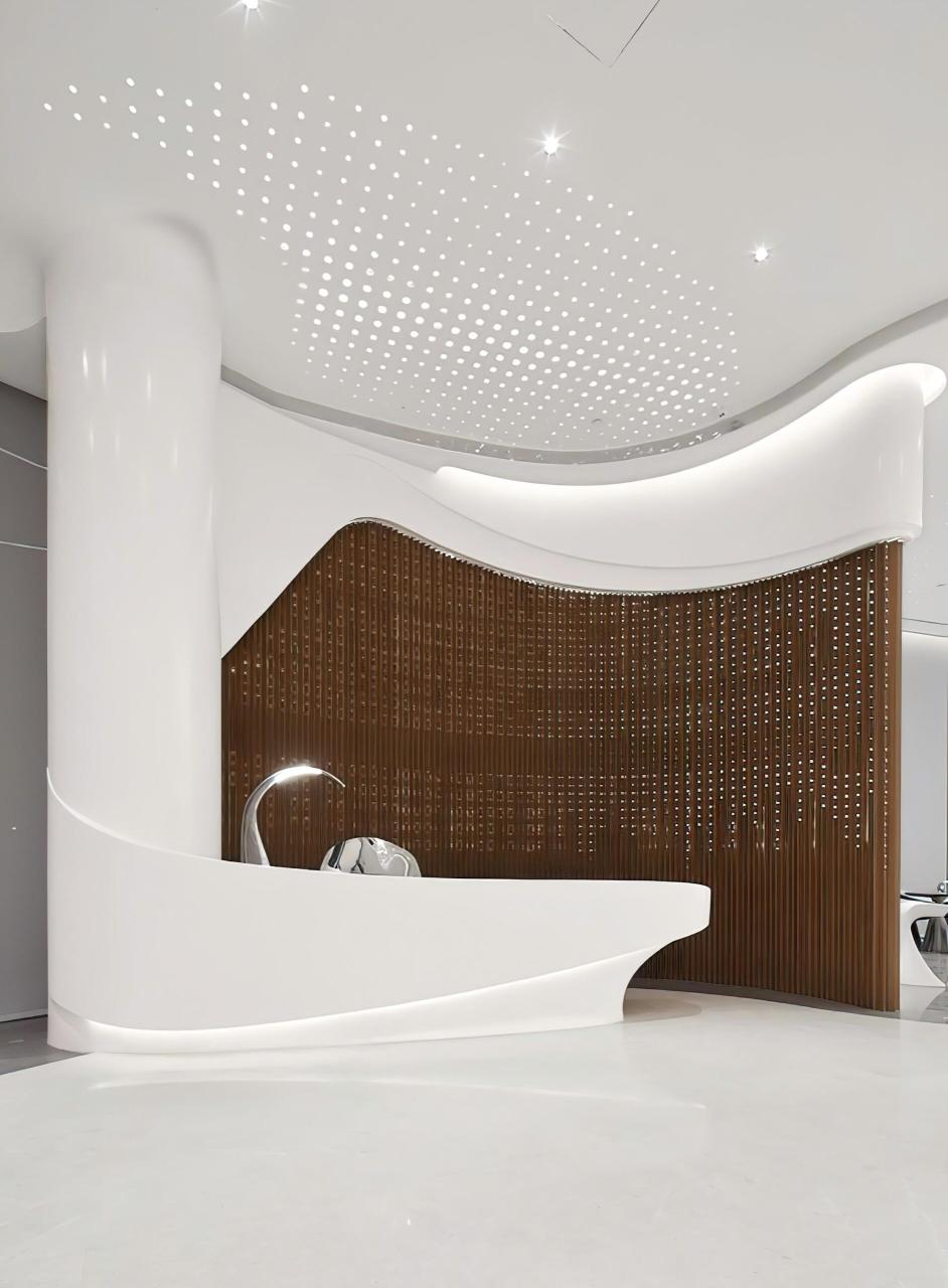 Medical Reception Desks-Kangyi artificial marble