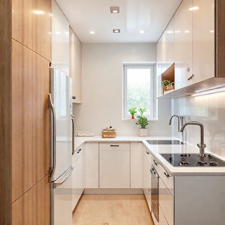 The Tiny Kitchen That Roared_ Maximizing Charm in 1.2m x 3m-Kangyi artificial marble