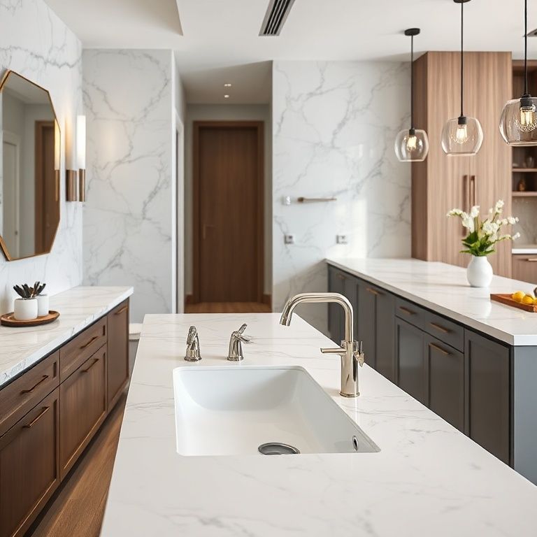 The Seamless Dream_ Integrated Basins vs. Undermount Sinks – Which Reigns Supreme in Your Sanctuary_-Kangyi artificial marble