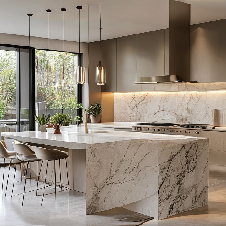 人造石做台面怎么样好看图片，人造石台面优缺点及清洗方法介绍-Kangyi artificial marble