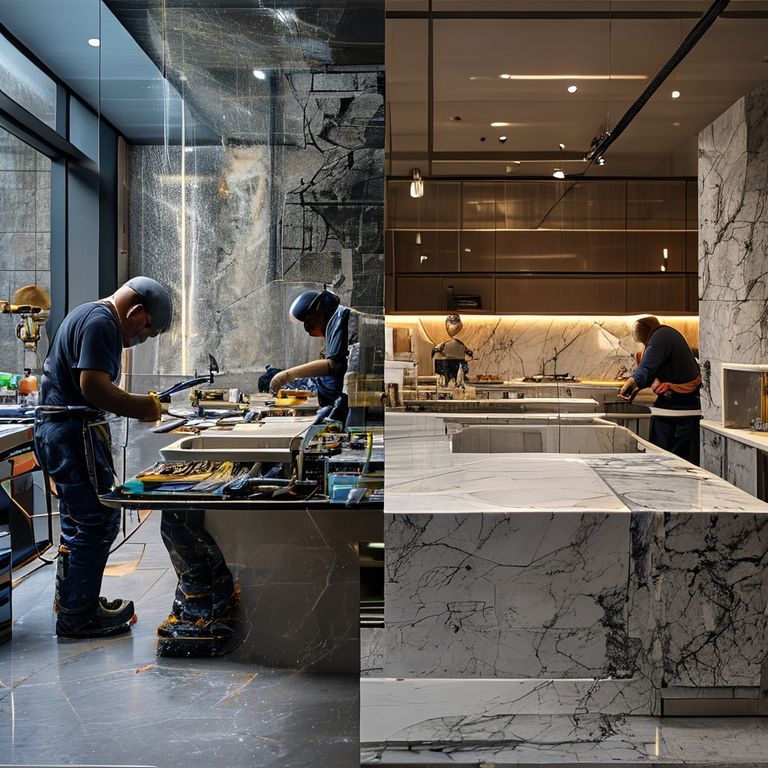 人造石施工工艺，人造石工艺及配方书-Kangyi artificial marble