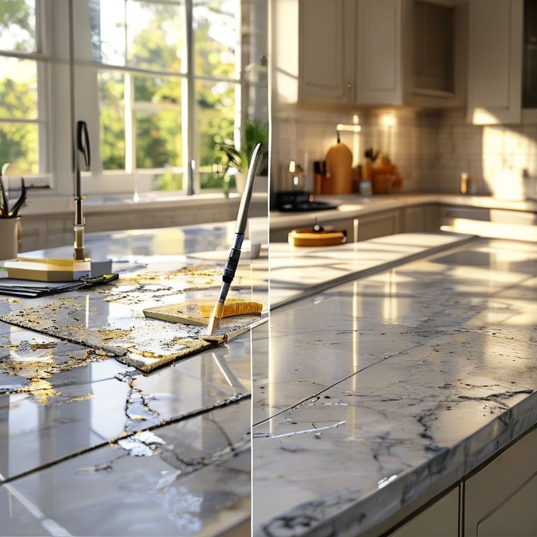 Beyond the Chip_ Restoring Your Artificial Marble Countertops Former Glory-Kangyi artificial marble