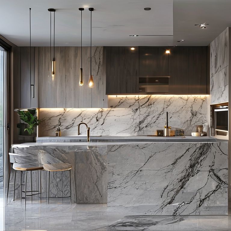 The Allure of Artificial Marble_ High-Definition Visualizations of Modern Elegance-Kangyi artificial marble