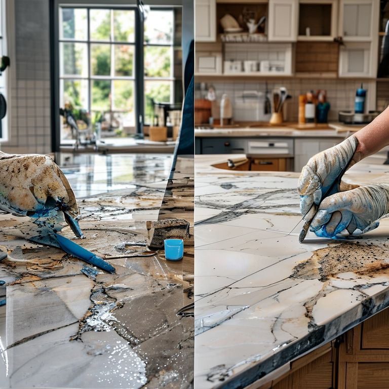The Art of Resurrecting Your Countertops_ A Comprehensive Guide to Artificial Marble Repair-Kangyi artificial marble