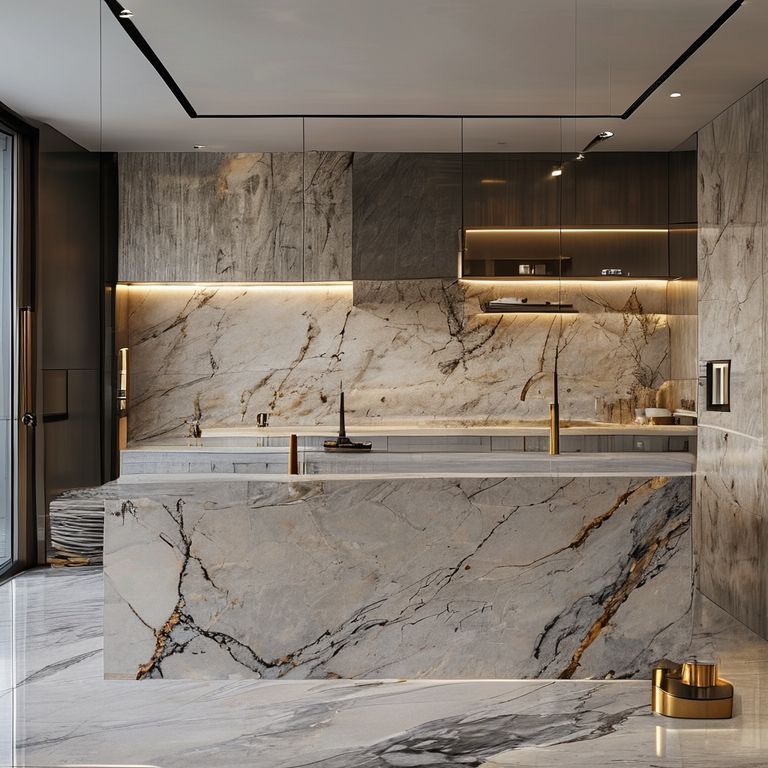 The Artful Allure of Artificial Marble_ High-Definition Visions of Modern Elegance-Kangyi artificial marble