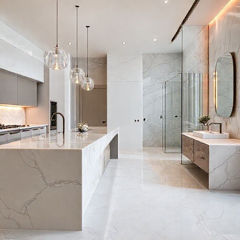 The DuPont™ Corian® vs. Quartzite Showdown_ Which Countertop Reigns Supreme_-Kangyi artificial marble