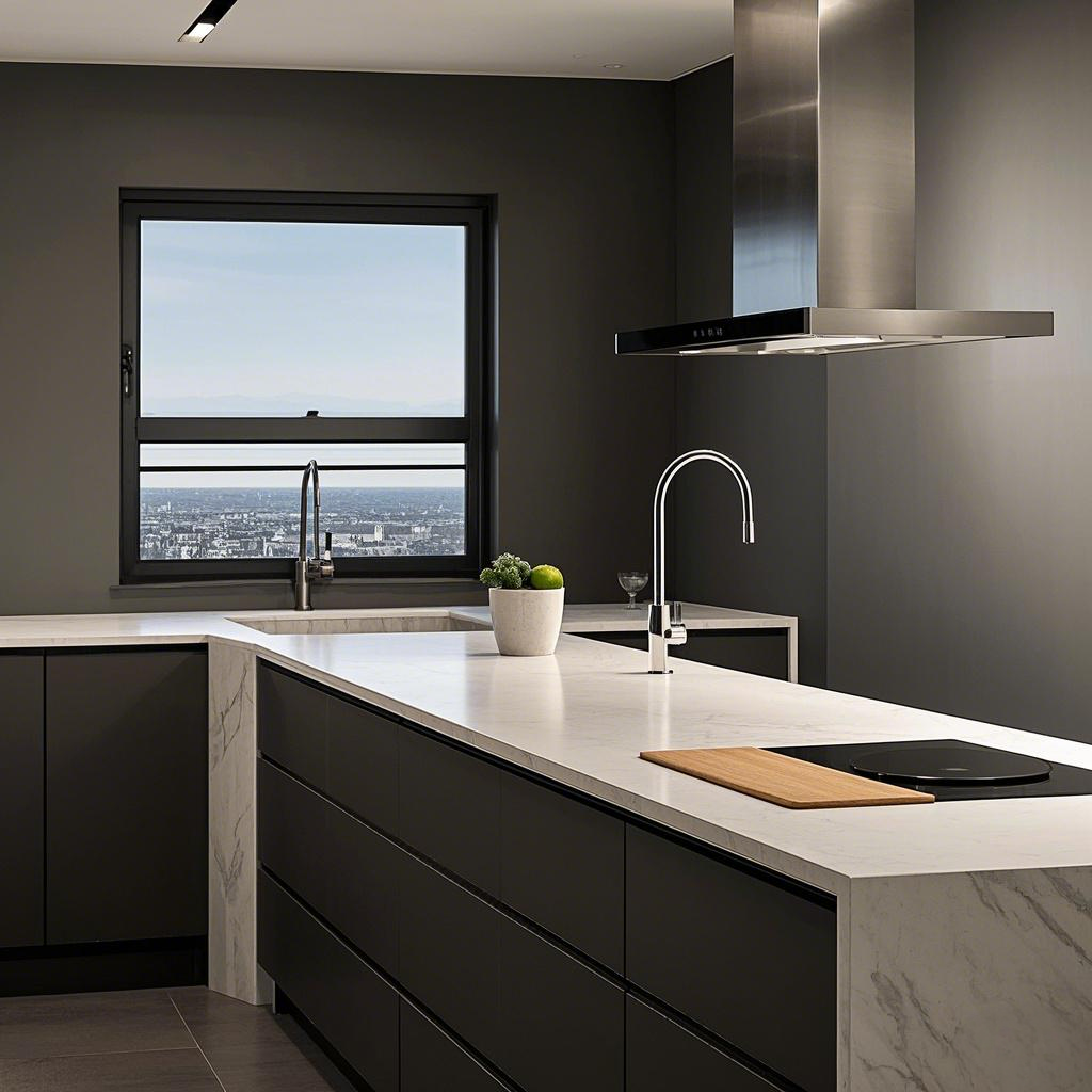 Kitchen Countertops-Kangyi artificial marble