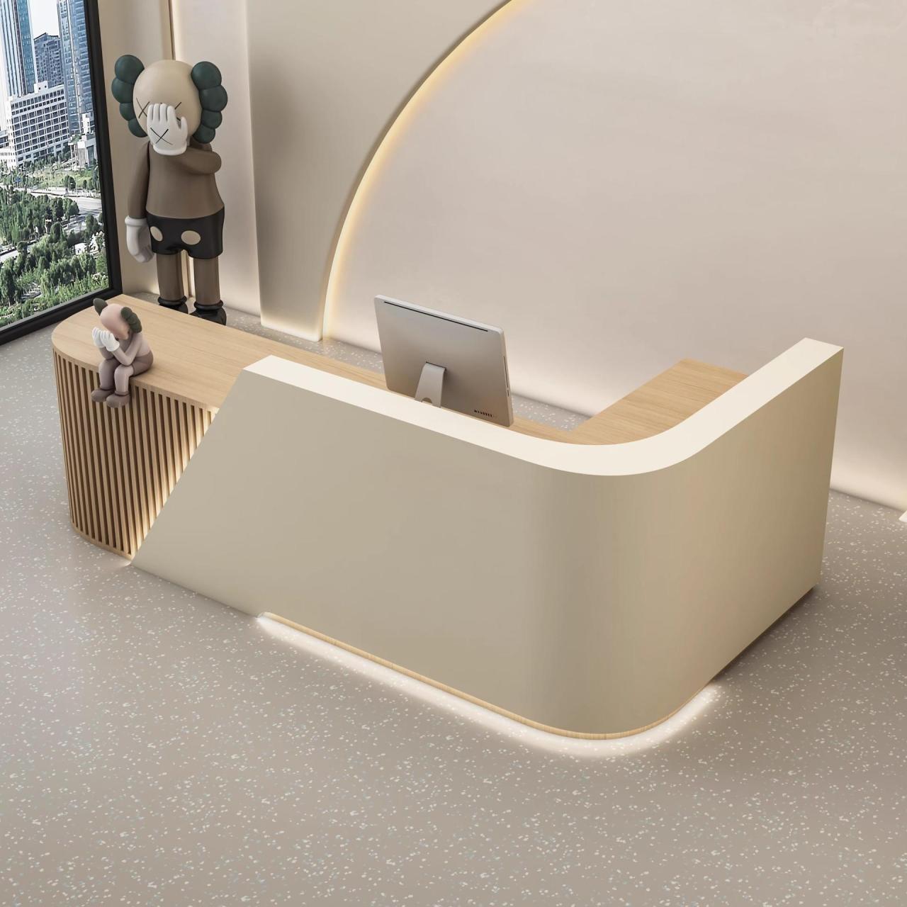 Front desk & counter&Medical Reception Desks-Kangyi artificial marble