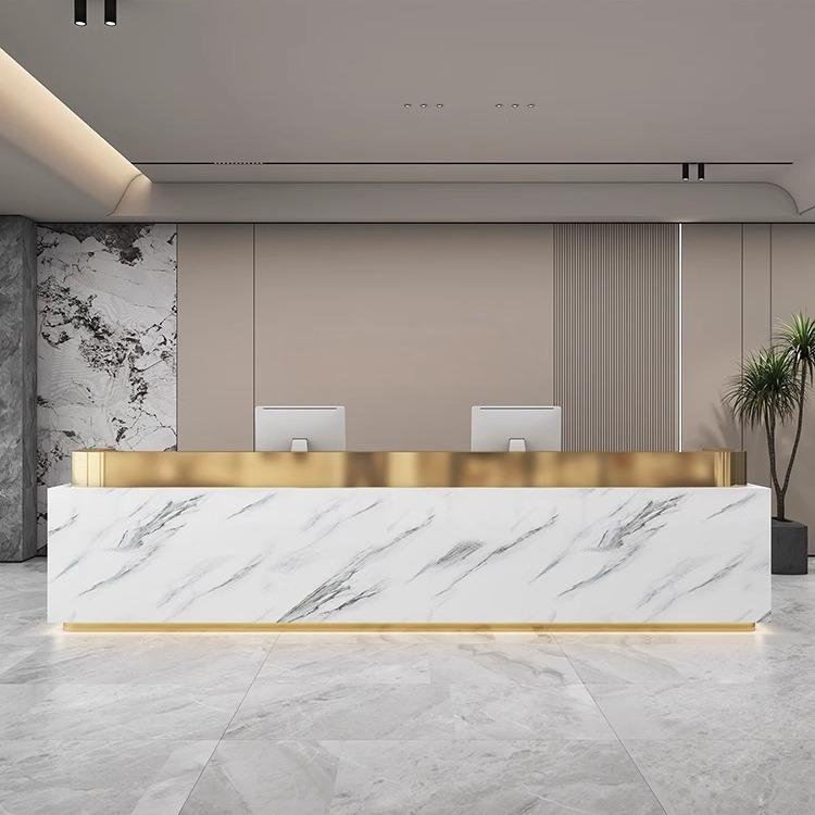 Front desk & counter&Medical Reception Desks-Kangyi artificial marble