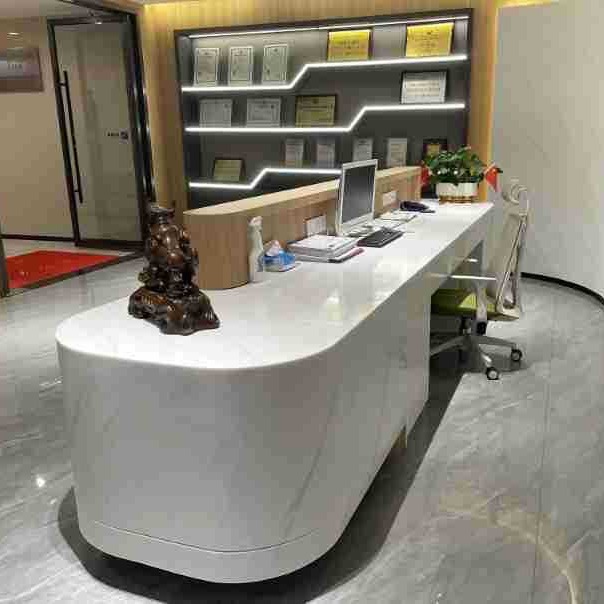 Front desk & counter&Medical Reception Desks-Kangyi artificial marble