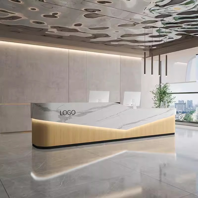 Front desk & counter&Medical Reception Desks-Kangyi artificial marble