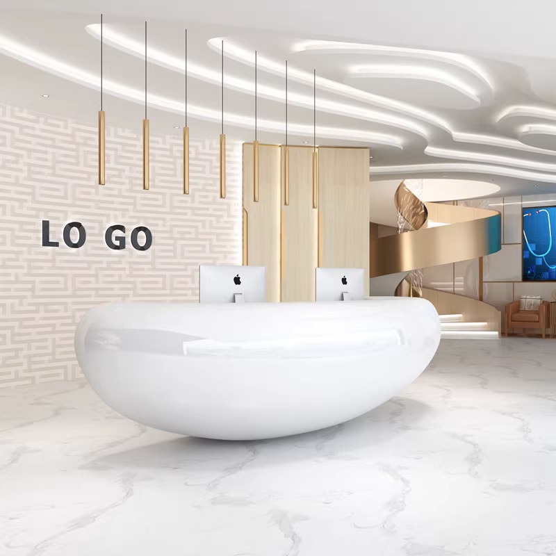 Front desk & counter&Medical Reception Desks-Kangyi artificial marble
