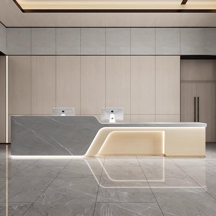 Front desk & counter&Medical Reception Desks-Kangyi artificial marble