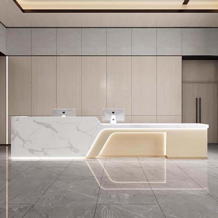 Front desk & counter&Medical Reception Desks-Kangyi artificial marble