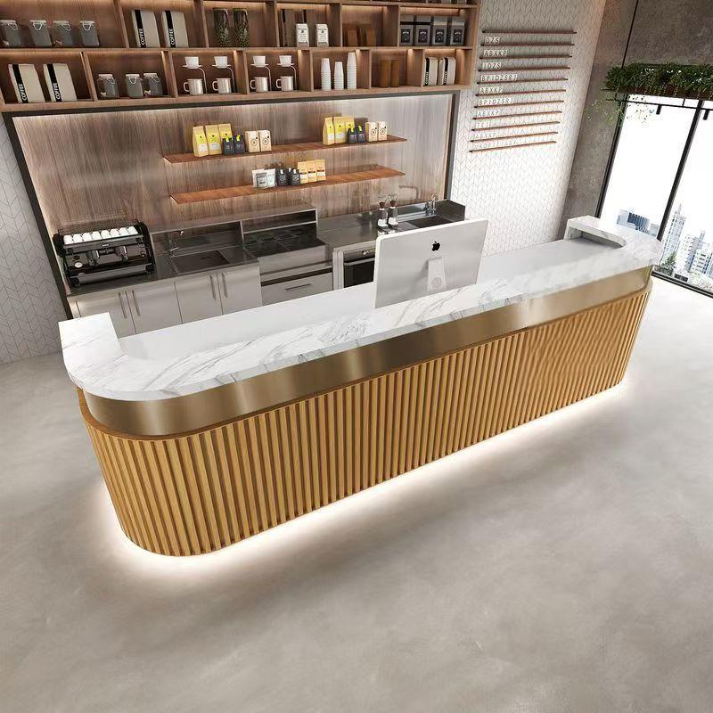 Front desk & counter&Medical Reception Desks-Kangyi artificial marble