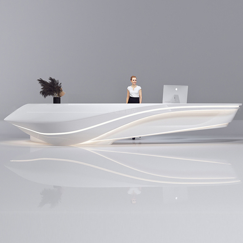 Front desk & counter&Medical Reception Desks-Kangyi artificial marble