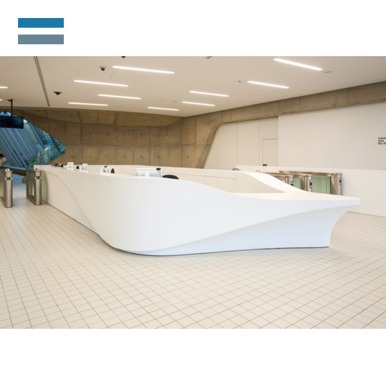 Front desk & counter&Medical Reception Desks-Kangyi artificial marble