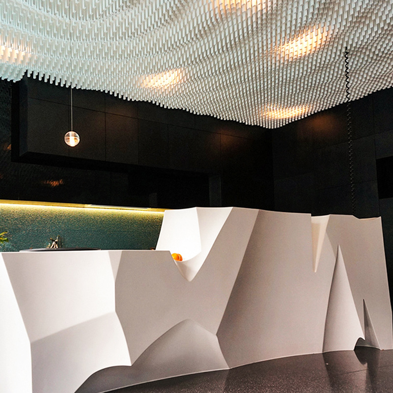 Front desk & counter&Medical Reception Desks-Kangyi artificial marble