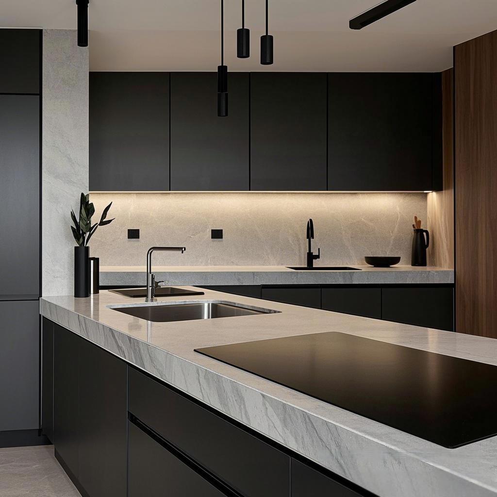 Kitchen Countertops-Kangyi artificial marble