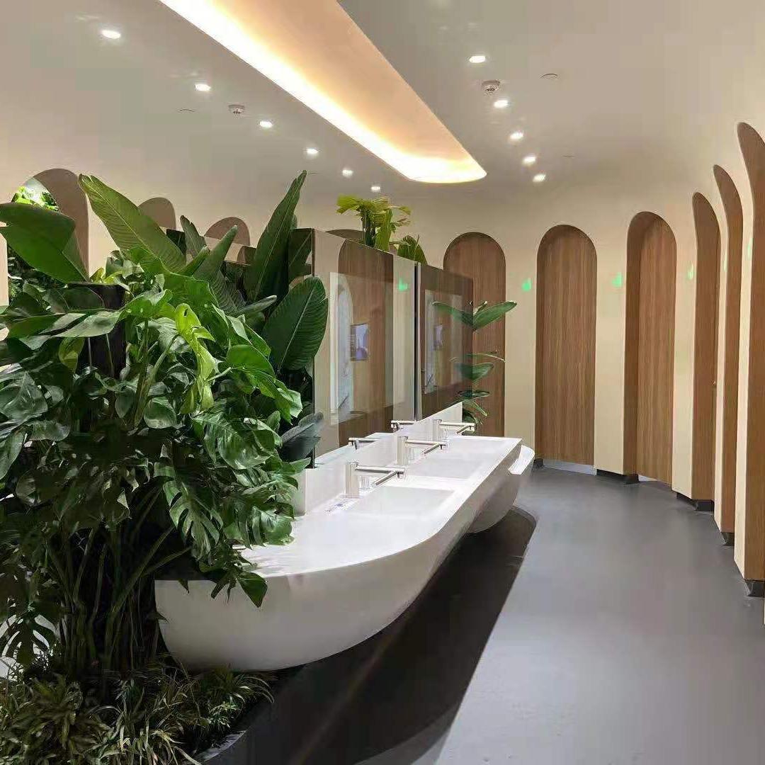 Company reception desk-Kangyi artificial marble