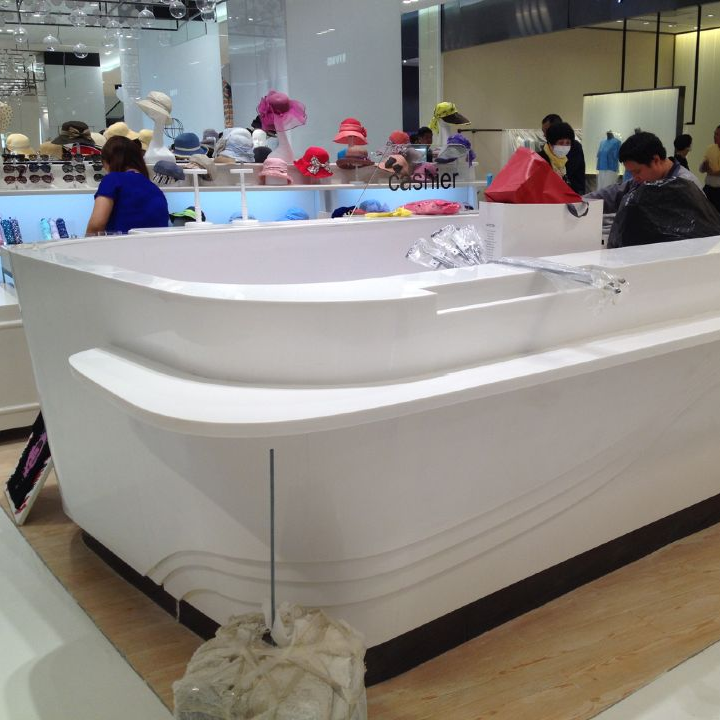 Company reception desk-Kangyi artificial marble