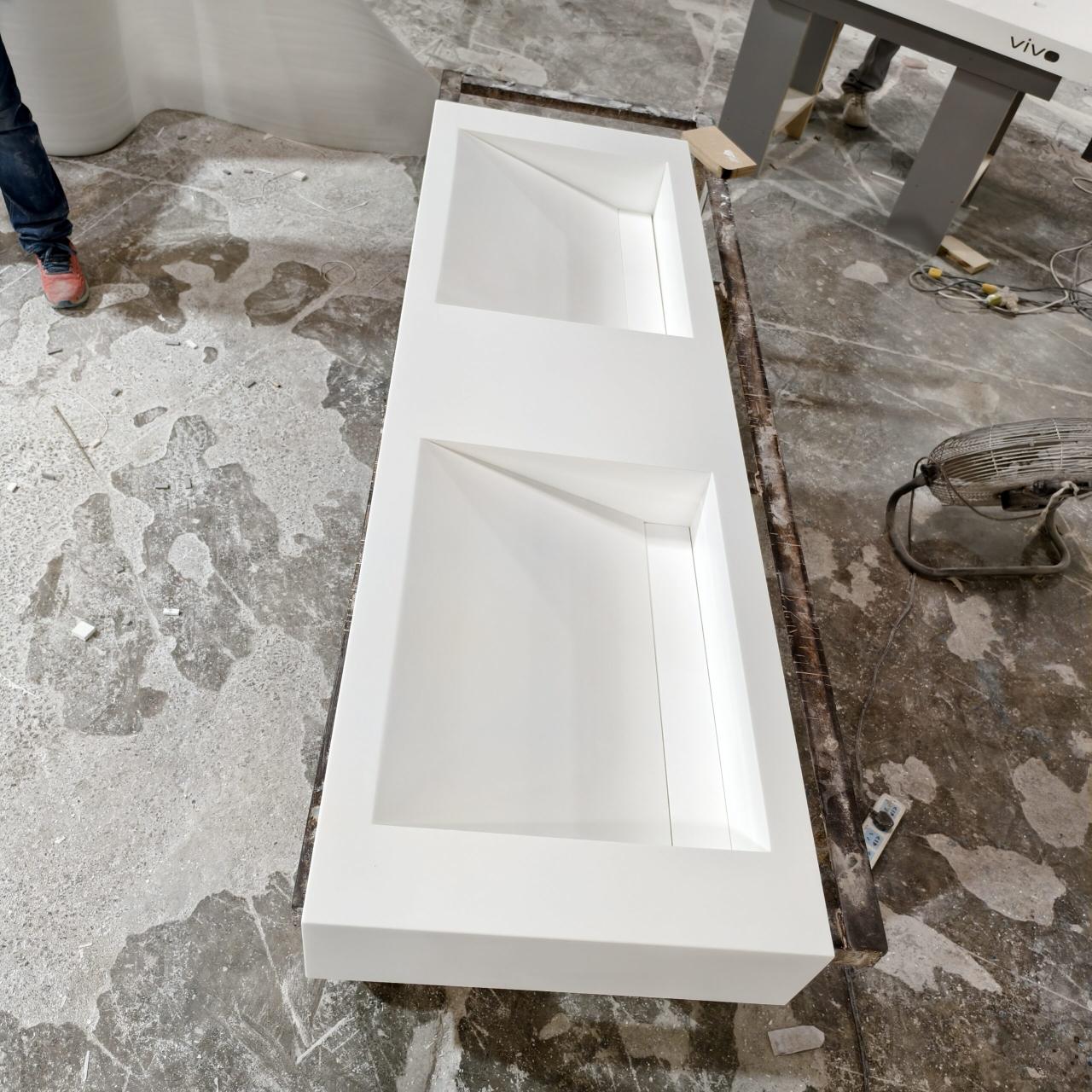 Handmade bathtub in the bathroom-Kangyi artificial marble