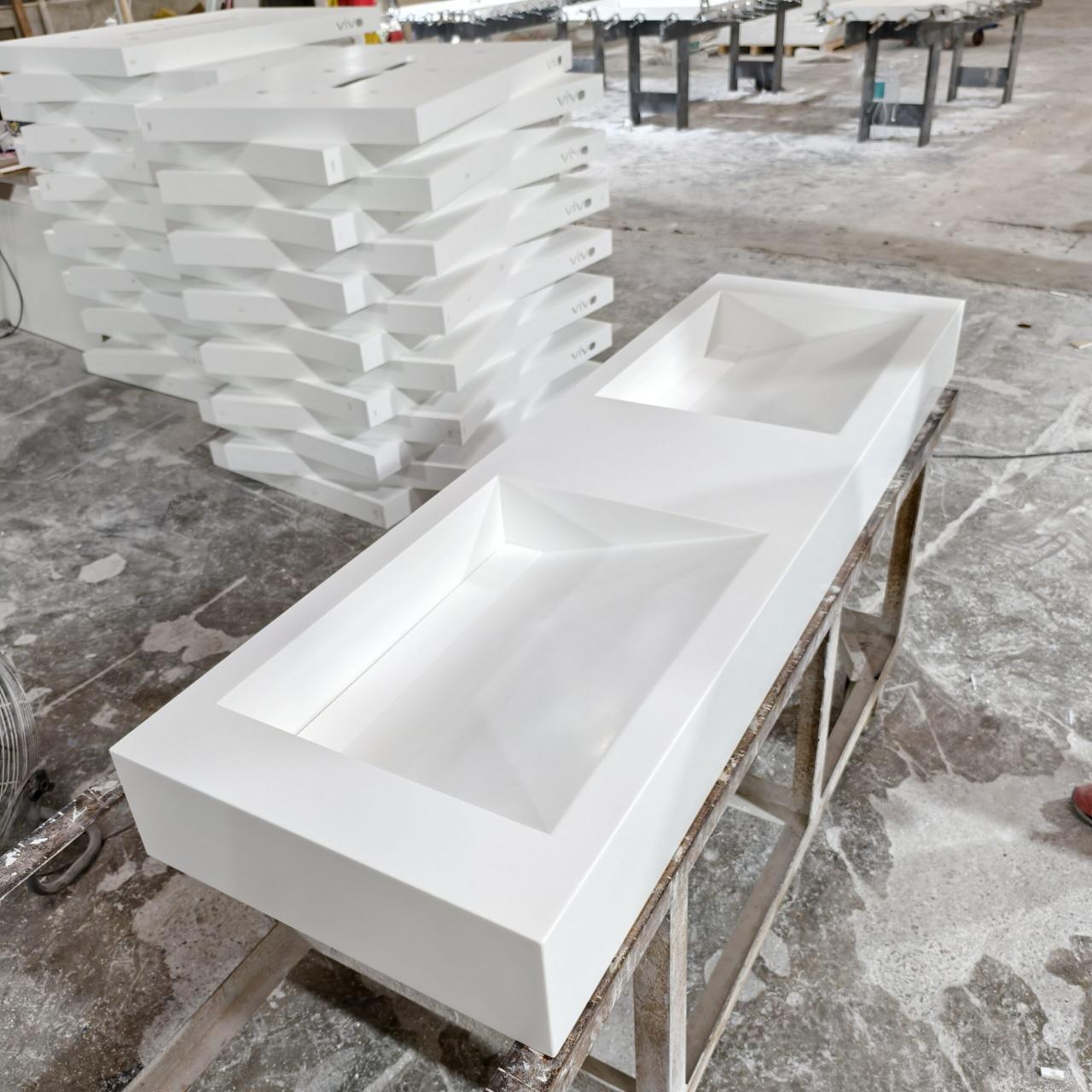 Handmade bathtub in the bathroom-Kangyi artificial marble